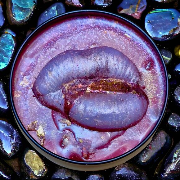 Vampire Kisses Wickless Candle: Damp Woods Pumpkin Flesh Apple Patchouli Scent - Picture 3 of 8